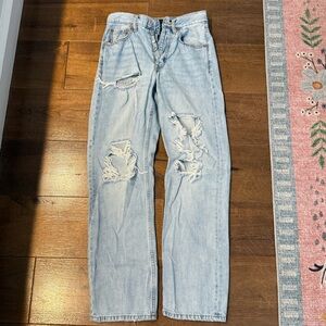 Aeropostale Light Blue 90s Baggy Jeans